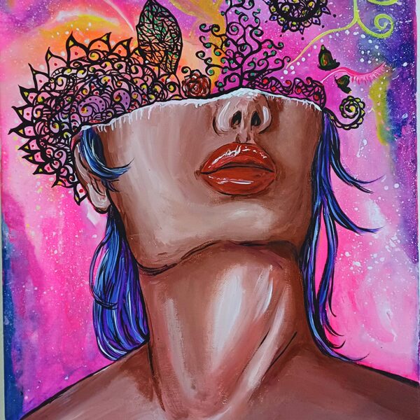 "Liberación"  bastidor entelado en líenzo. 30x 40 cm. Acrílico sobre líenzo 150 USD 